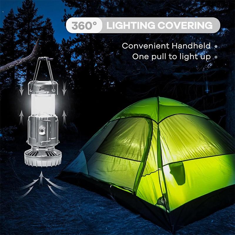 2-in-1 Adventure Solar Light & Portable Fan