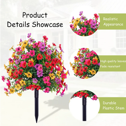 💐All Season Artificial Flower Stakes Indoor & Outdoor