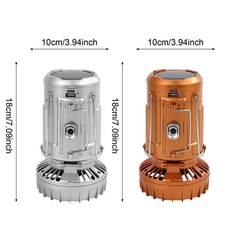 2-in-1 Adventure Solar Light & Portable Fan