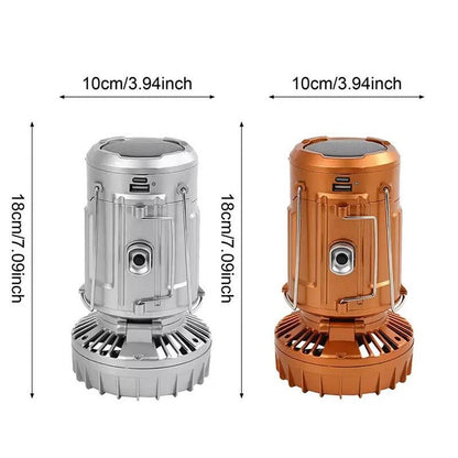 2-in-1 Adventure Solar Light & Portable Fan