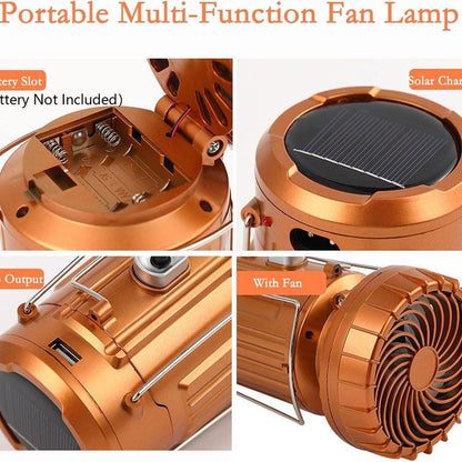 2-in-1 Adventure Solar Light & Portable Fan