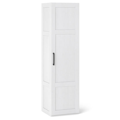 Tall Storage Cabinet with 4 Storage Shelves for Bathroom Living Room