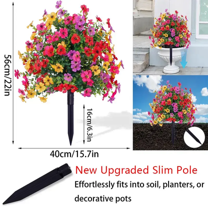 💐All Season Artificial Flower Stakes Indoor & Outdoor