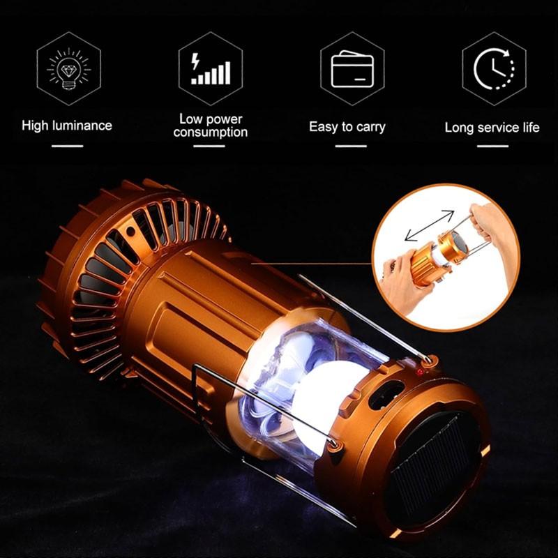 2-in-1 Adventure Solar Light & Portable Fan